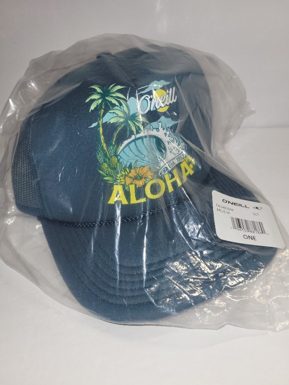 O' Neill Aloha Adjustable Hat Size One Size New w/Tag Arlie Hi Nice